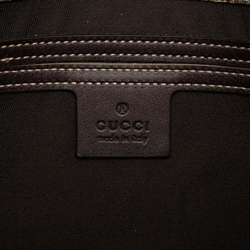 Gucci GG Supreme Crossbody Brown Canvas Fair condition - Box View