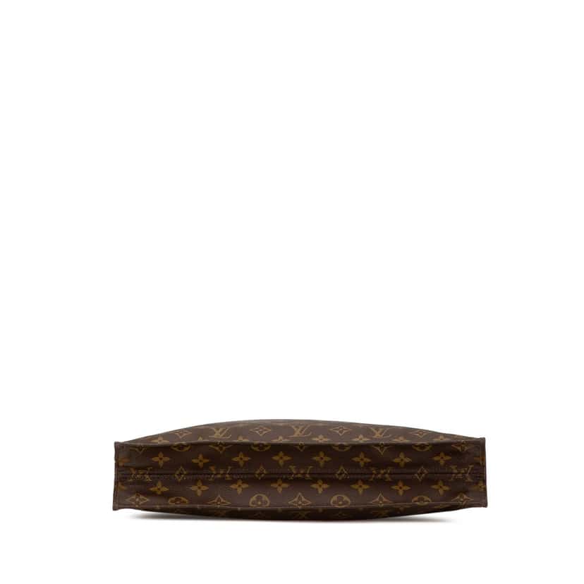 Louis Vuitton Monogram Sac Plat Brown Canvas Fair condition - Inside View