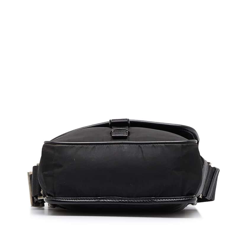 Prada Tessuto Buckle Messenger Bag Black Very good condition - Model View