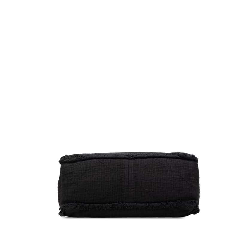 Chanel Medium CC Double Face Deauville Tote Black Canvas Good condition - Inside View