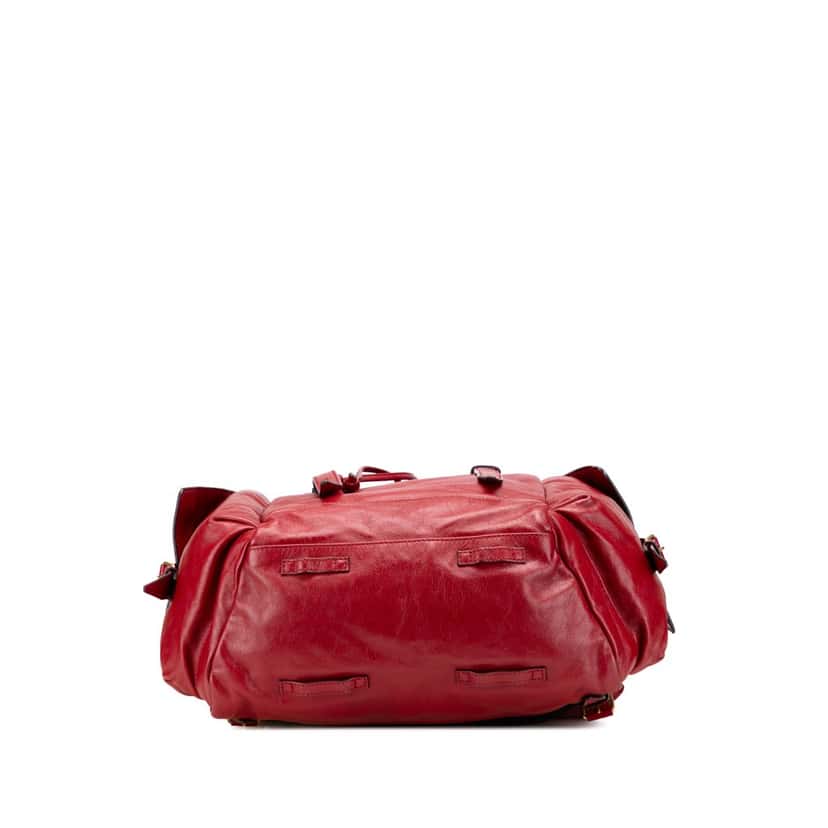 Gucci Piuma Lux Calfskin Re(Belle) Backpack Red Leather Good condition - Inside View