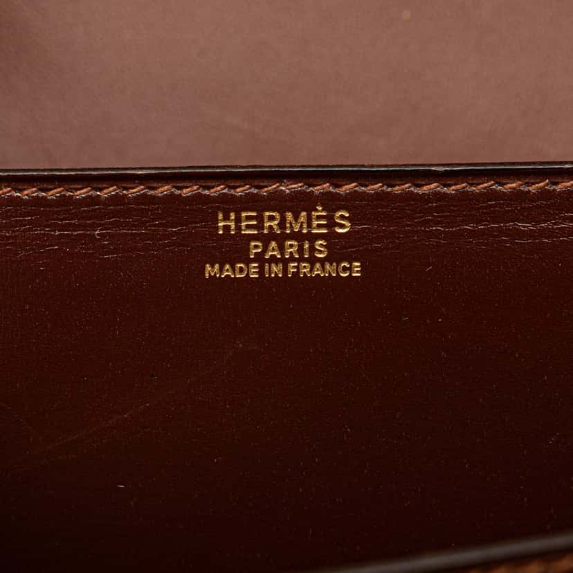 Hermès Box Calf Sac Sequana 22 Red Leather Good condition - Box View
