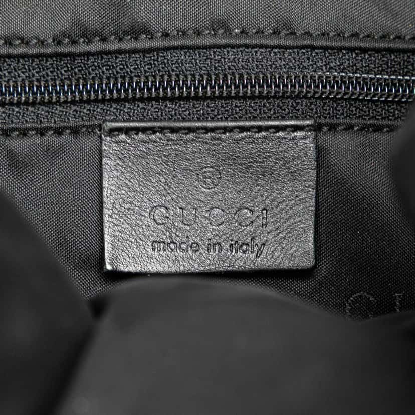 Gucci GG Canvas Bamboo Web Satchel Black Canvas Good condition - Box View