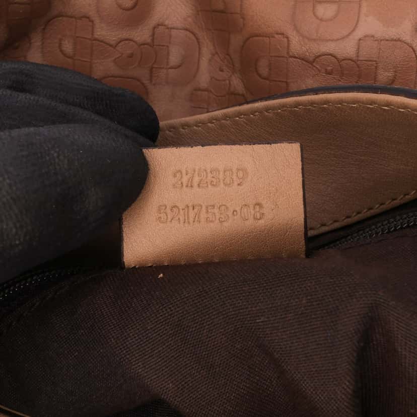 Gucci Leather Horsebit Hobo Brown Leather Good condition - Box View