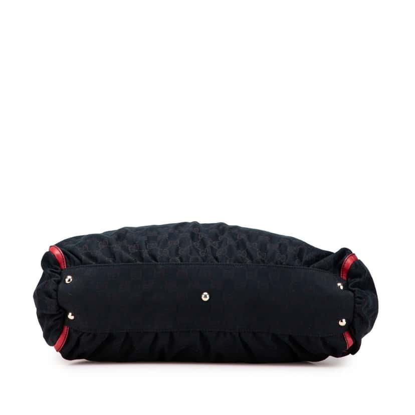 Gucci GG Canvas Abbey D Ring Tote Black Canvas Good condition - Inside View