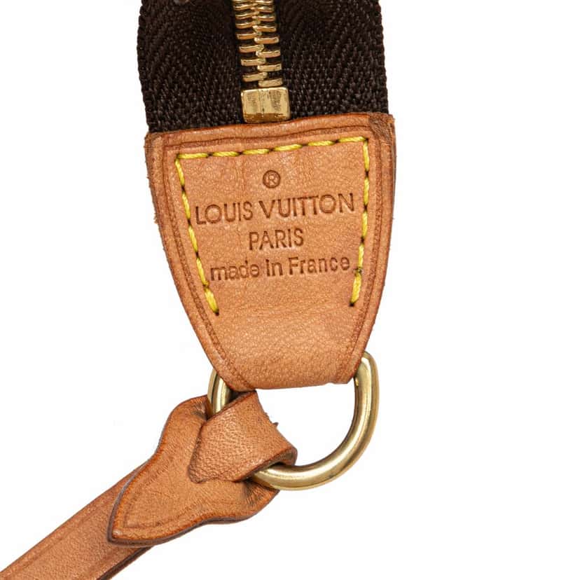 Louis Vuitton Monogram Pochette Accessoires Brown Canvas Fair condition - Box View