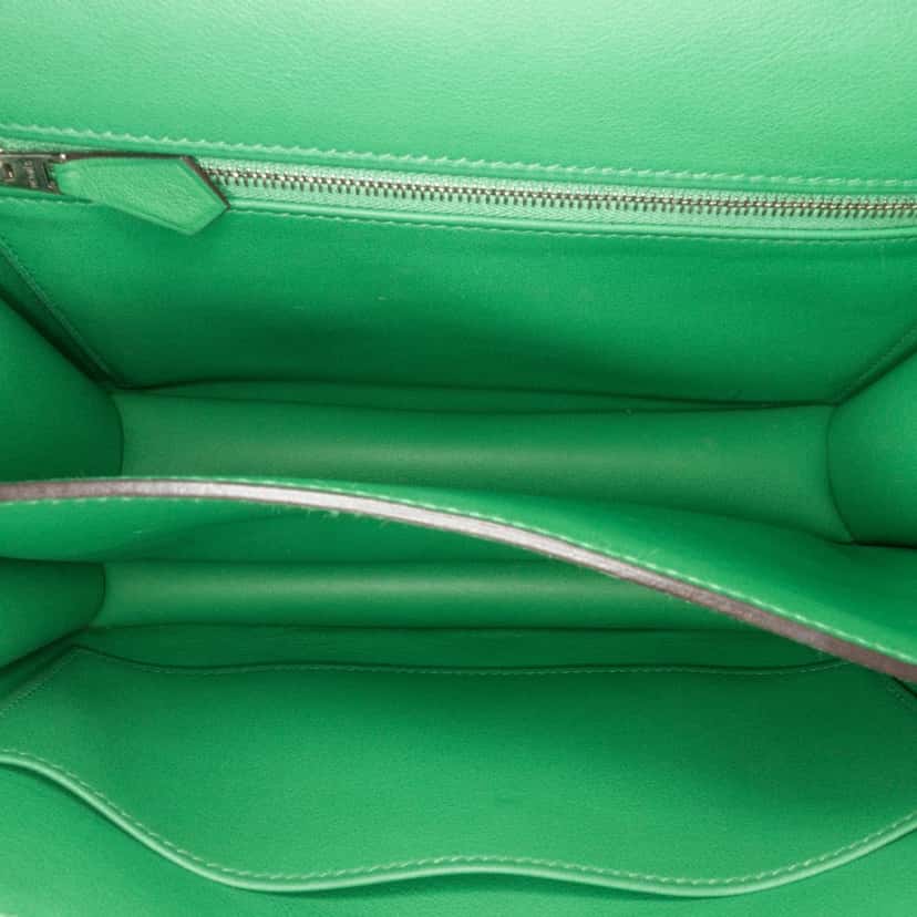 Hermès Swift Constance 24 Green Leather Good condition - Box View