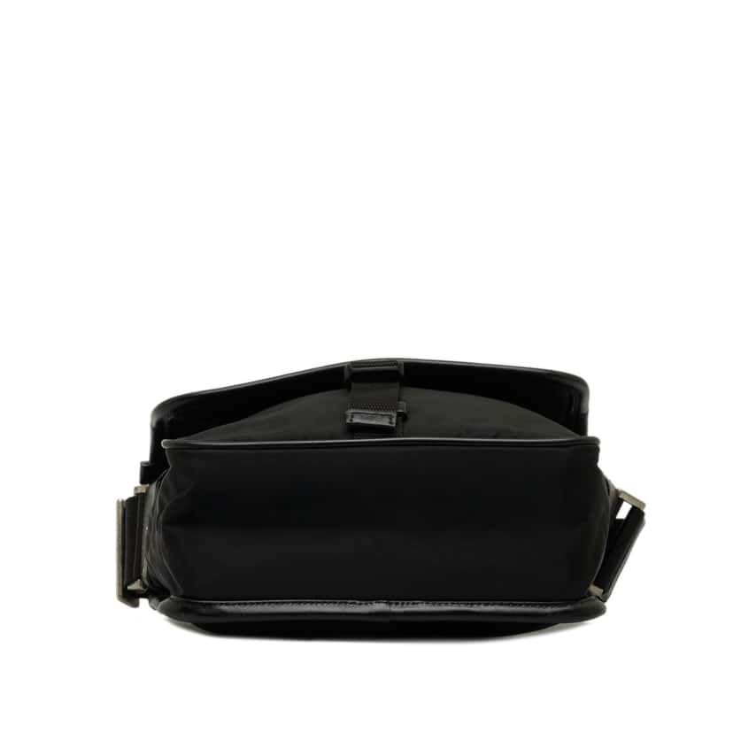 Prada Tessuto Buckle Messenger Bag Black Very good condition - Model View