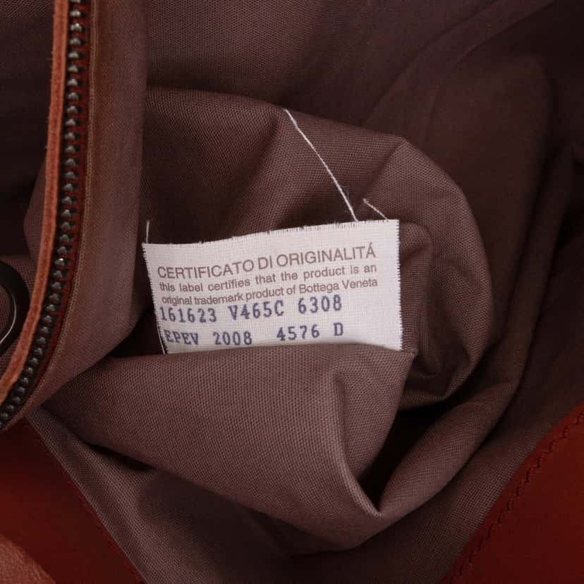 Bottega Veneta Leather Intrecciato Crossbody Brown Leather Good condition - Box View