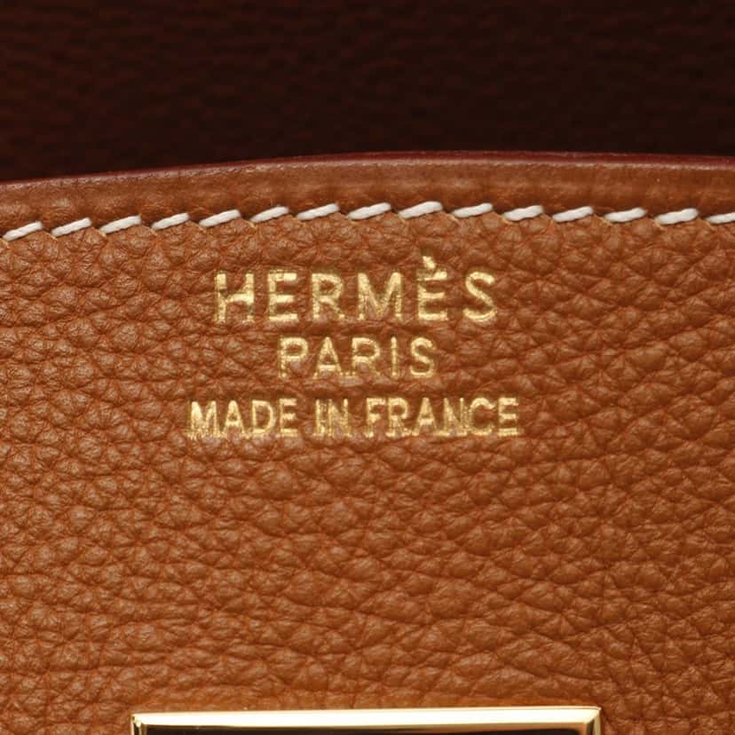Hermès Togo Birkin Retourne 35 Brown Leather Good condition - Model View