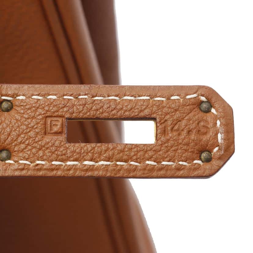 Hermès Togo Birkin Retourne 35 Brown Leather Good condition - Box View