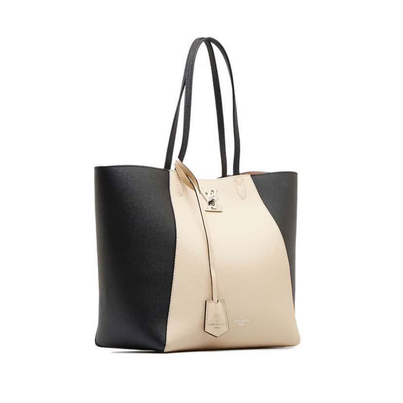 Louis Vuitton LockMe Cabas Brown Leather Good condition - Back View