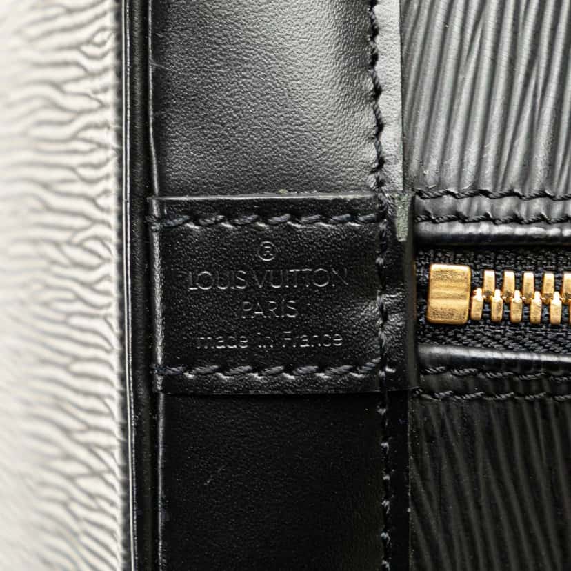 Louis Vuitton Epi Alma PM Black Leather Good condition - Box View