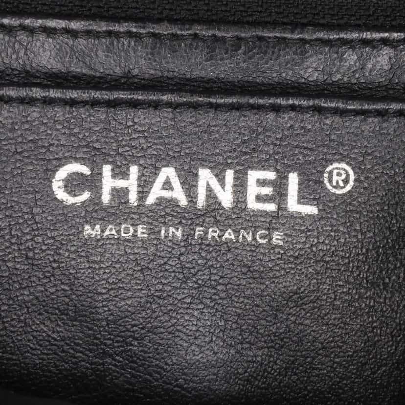 Chanel Mini Square Classic Patent Single Flap Black Leather Good condition - Box View