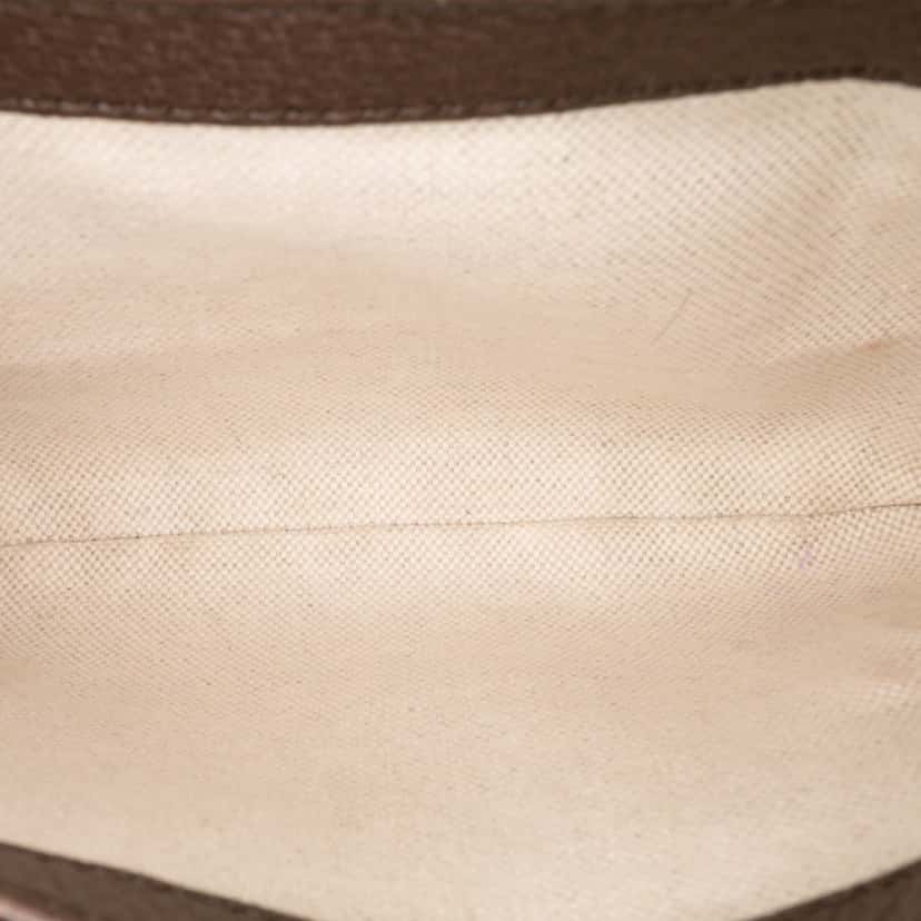 Gucci Mini GG Supreme Blondie Satchel Brown Canvas Good condition - Model View
