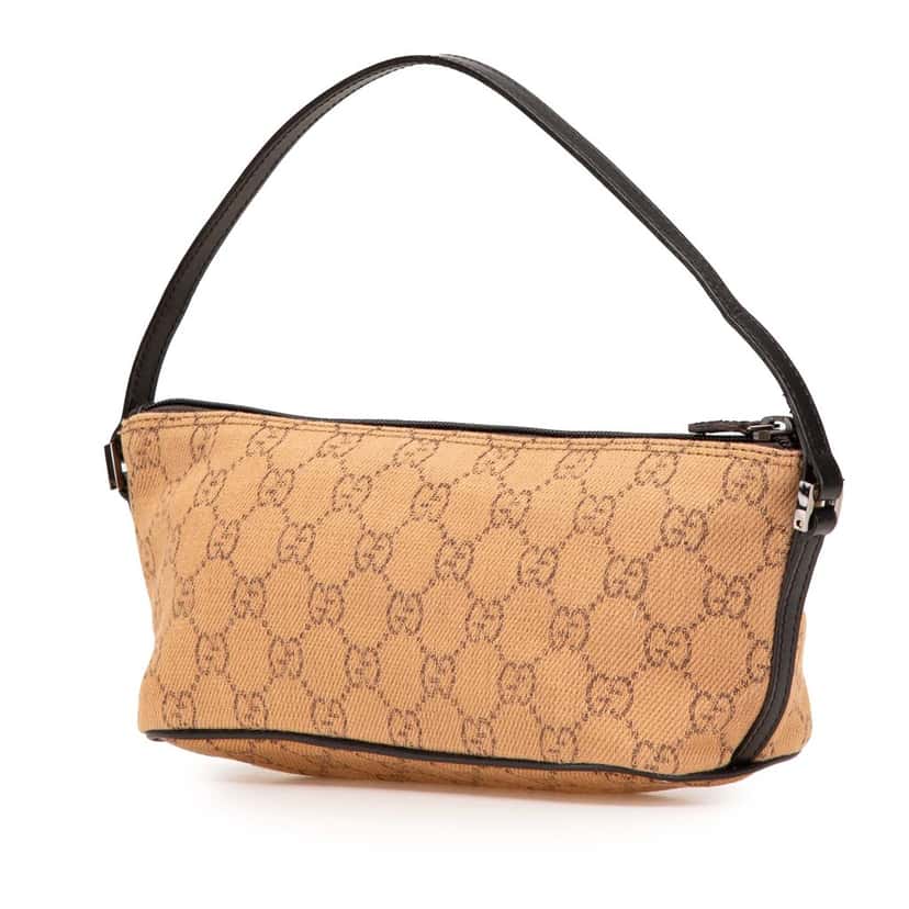 Gucci GG Denim Boat Brown Denim Good condition - Back View