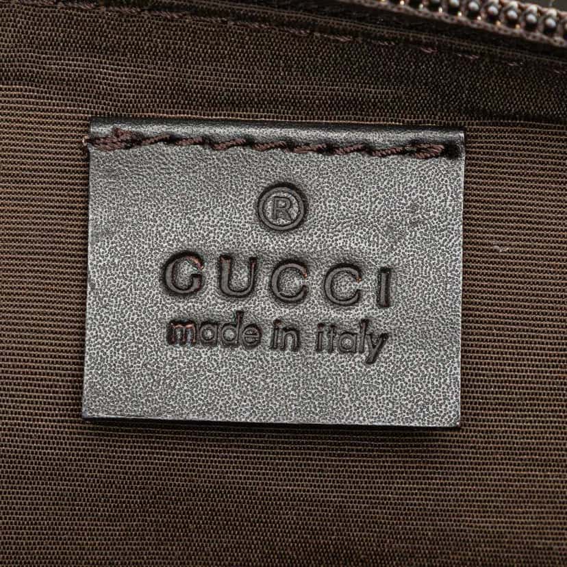 Gucci GG Denim Boat Brown Denim Good condition - Box View