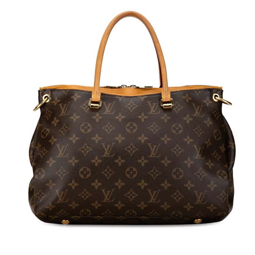 Louis Vuitton Monogram Pallas MM Brown Canvas Good condition - Front View