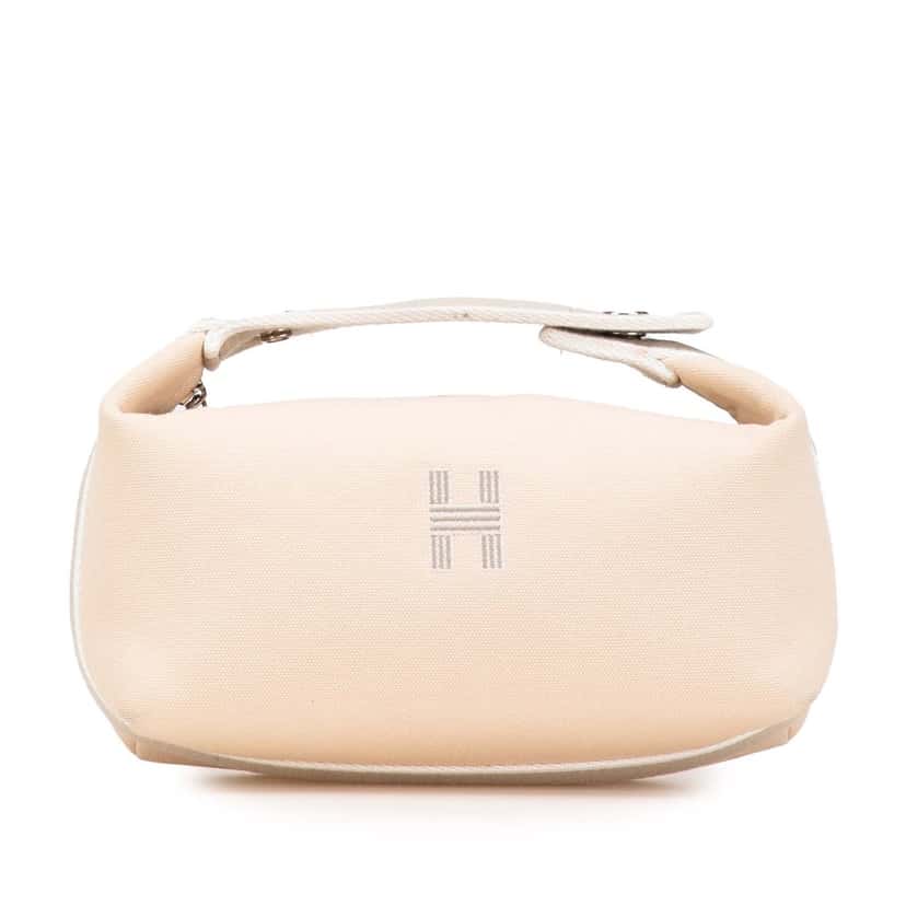 Hermès Small Toile Bride A Brac Brown Canvas Good condition - Front View