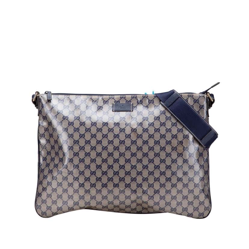 Gucci GG Crystal Crossbody Brown Canvas Good condition - Front View