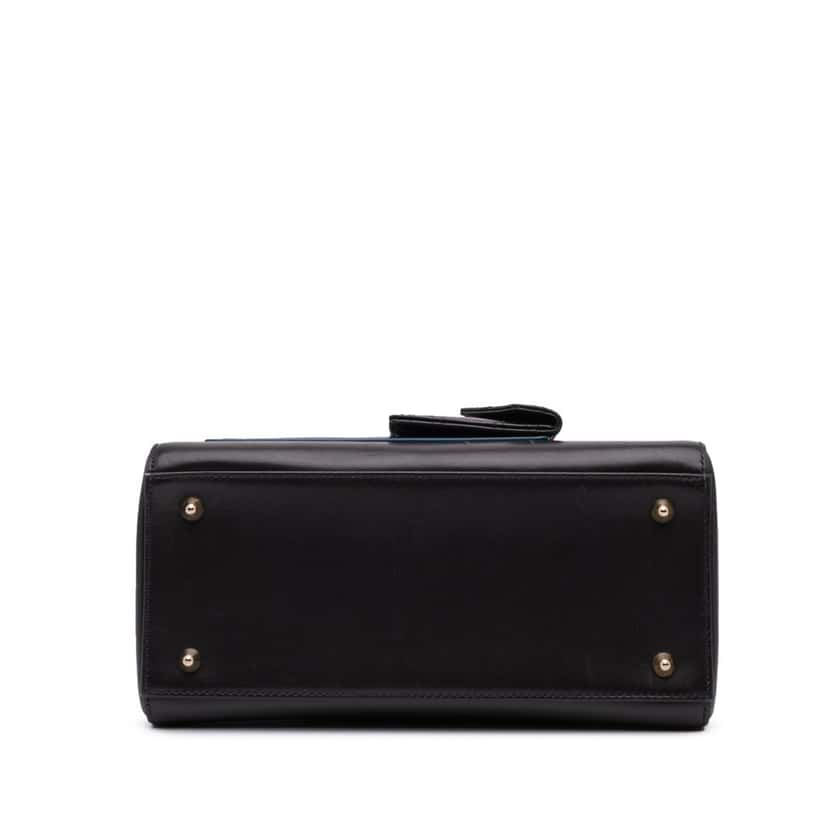 Dior Medium Calfskin Pockets Lady Dior Black Leather Good condition - Inside View
