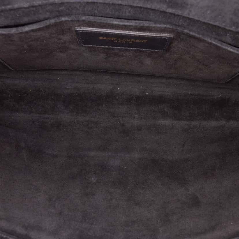 Saint Laurent Calfskin Classic Y Ligne Clutch Black Leather Good condition - Model View
