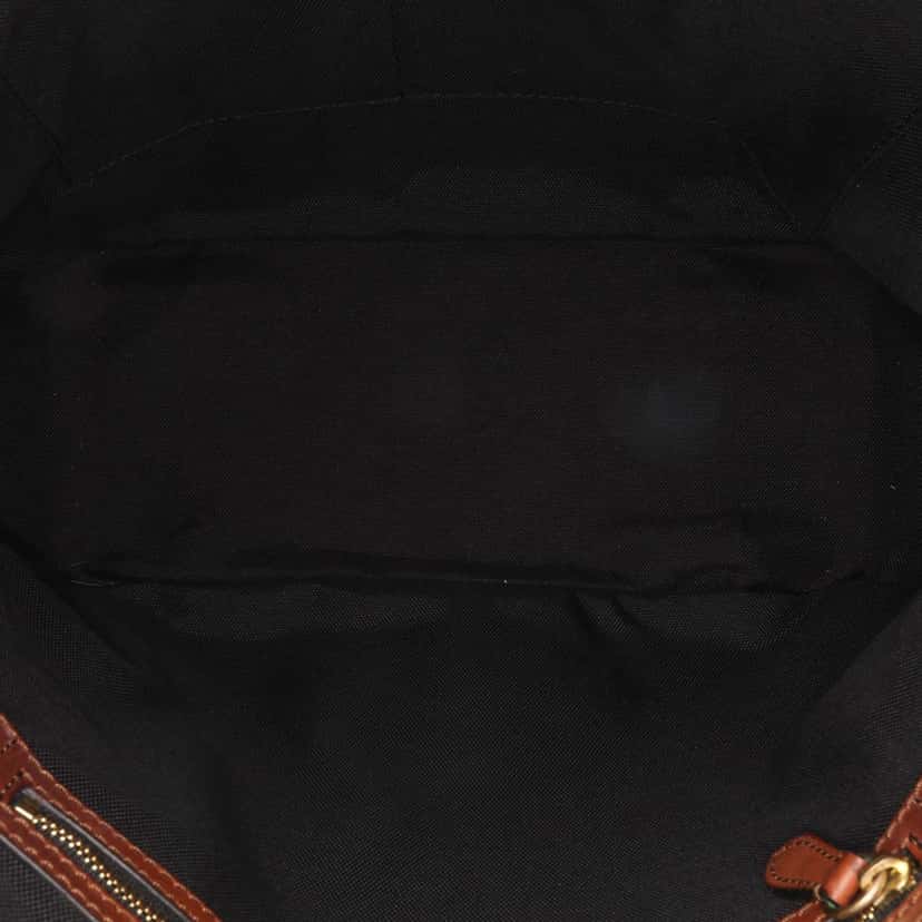 Burberry Small Haymarket Check Coated Canvas Orchard Bowling Bag Brown Canvas Good condition - Model View