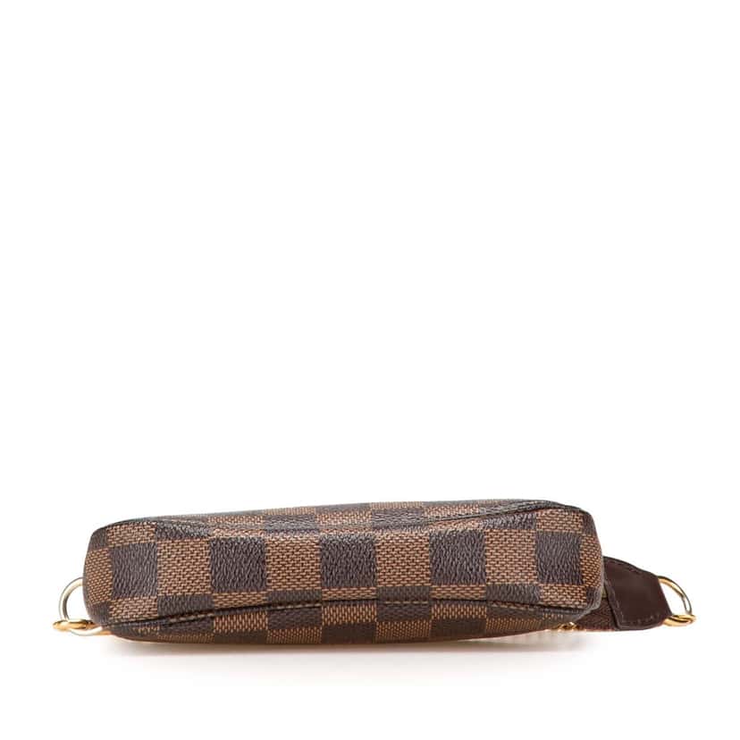 Louis Vuitton Damier Ebene Trunks and Bags Mini Pochette Accessoires Brown Canvas Good condition - Inside View