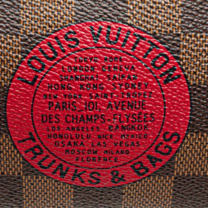 Louis Vuitton Damier Ebene Trunks and Bags Mini Pochette Accessoires Brown Canvas Good condition - Box View