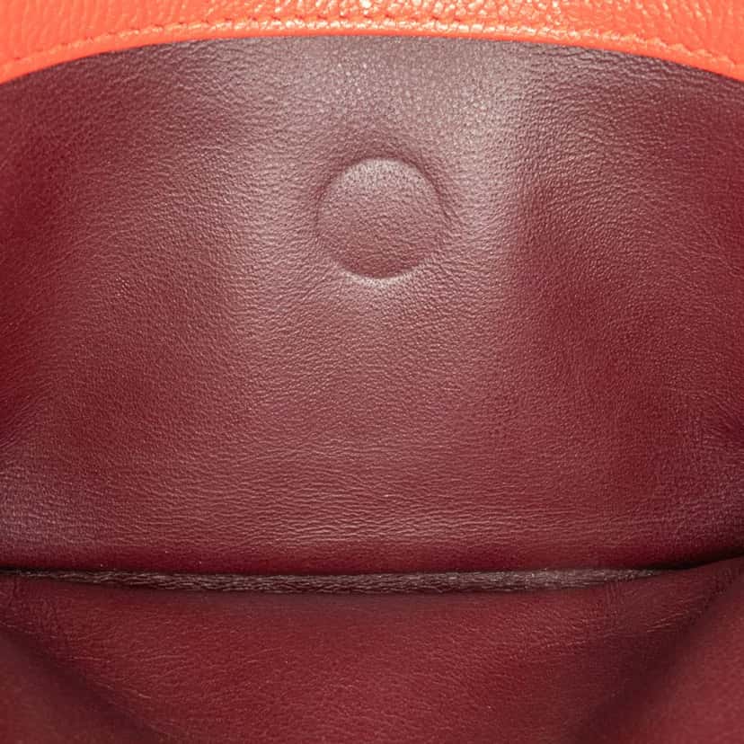 Chanel Small Diagonal Quilted Goatskin Flap Red Leather Very good condition - Box View