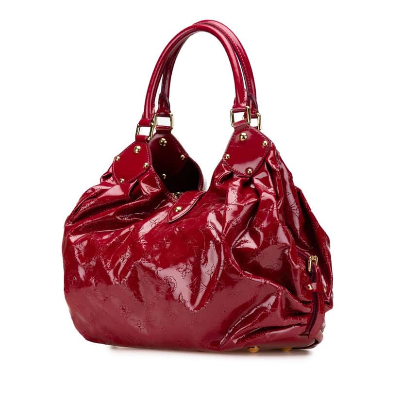 Louis Vuitton Monogram Vernis Mahina Surya L Red Leather Good condition - Back View