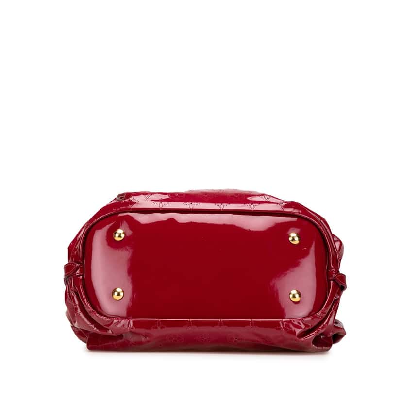 Louis Vuitton Monogram Vernis Mahina Surya L Red Leather Good condition - Inside View