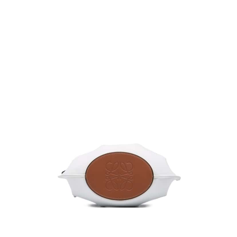Loewe Paulas Ibiza Denim Shell Basket Tote White Denim Good condition - Inside View