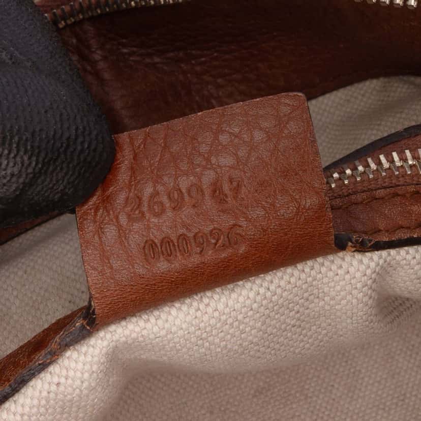 Gucci Large GG Canvas Bella Tote Brown Canvas Good condition - Box View