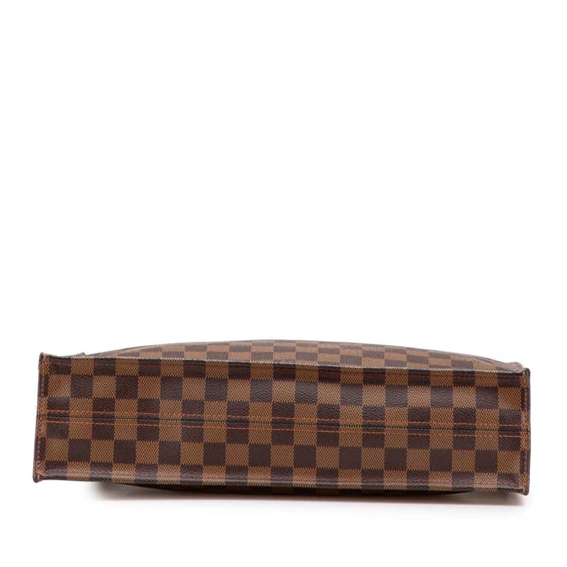 Louis Vuitton Damier Ebene Sac Plat Brown Canvas Good condition - Inside View