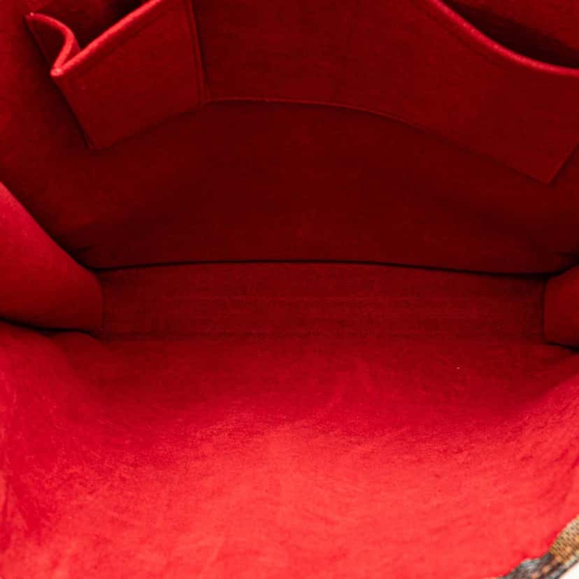 Louis Vuitton Damier Ebene Sac Plat Brown Canvas Good condition - Model View