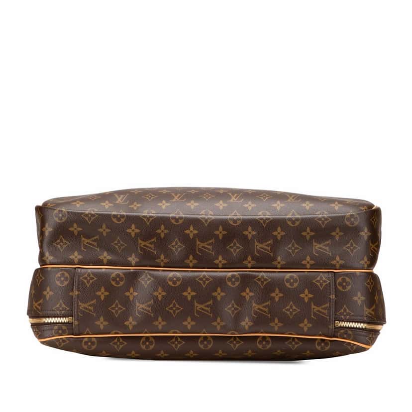 Louis Vuitton Monogram Alize 24 Heures Brown Canvas Good condition - Inside View