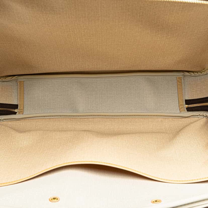 Louis Vuitton Monogram Alize 24 Heures Brown Canvas Good condition - Box View