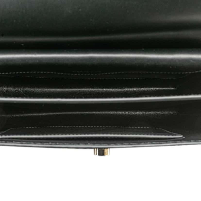 Prada Vitello Stitched Sound Lock Satchel Black Leather Good condition - Model View