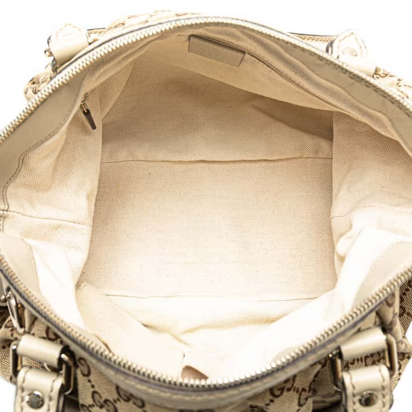 Gucci GG Canvas Sukey Satchel Brown Canvas Good condition - Model View