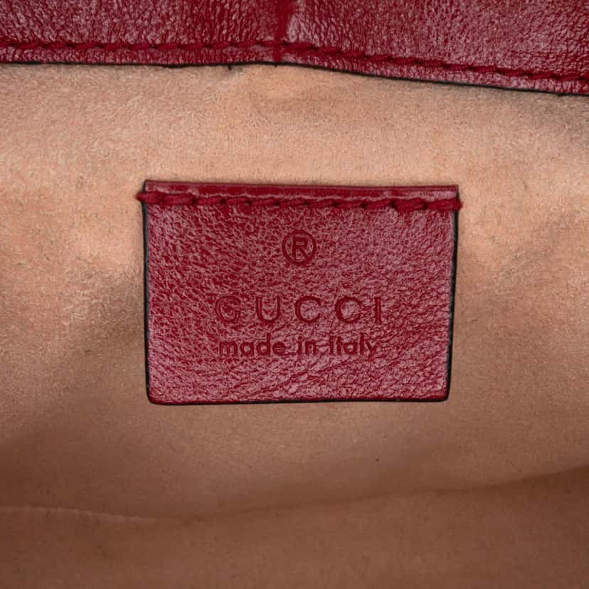 Gucci GG Marmont Matelasse Leather Torchon Top Handle Bag Black Leather Good condition - Box View