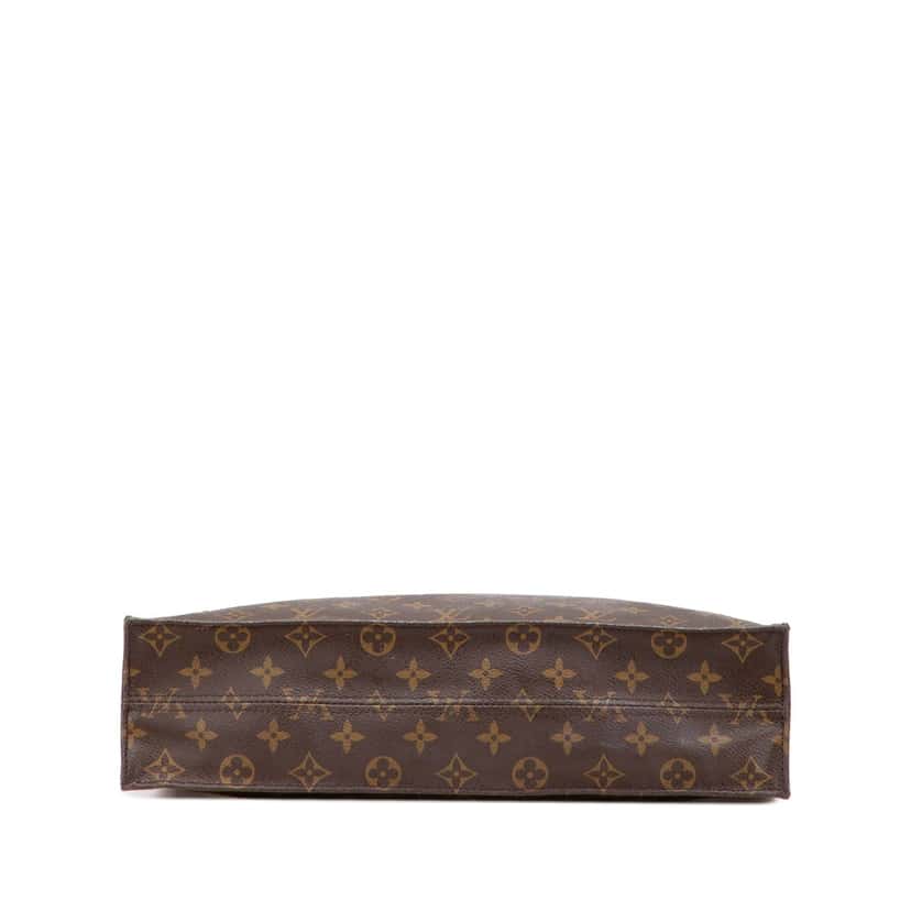 Louis Vuitton Monogram Sac Plat Brown Canvas Fair condition - Inside View