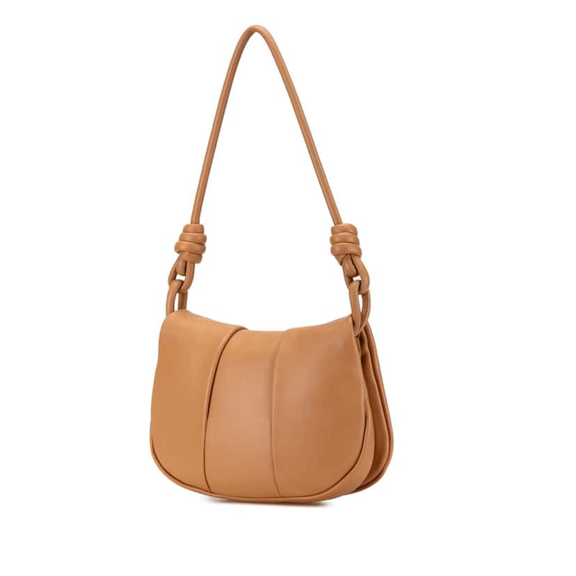 Loewe Leather Paseo Satchel Brown Leather Good condition - Back View