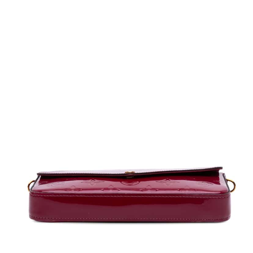 Louis Vuitton Monogram Vernis Pochette Felicie Pink Leather Good condition - Inside View