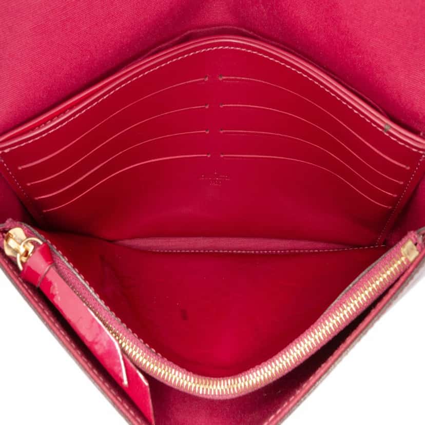 Louis Vuitton Monogram Vernis Pochette Felicie Pink Leather Good condition - Model View