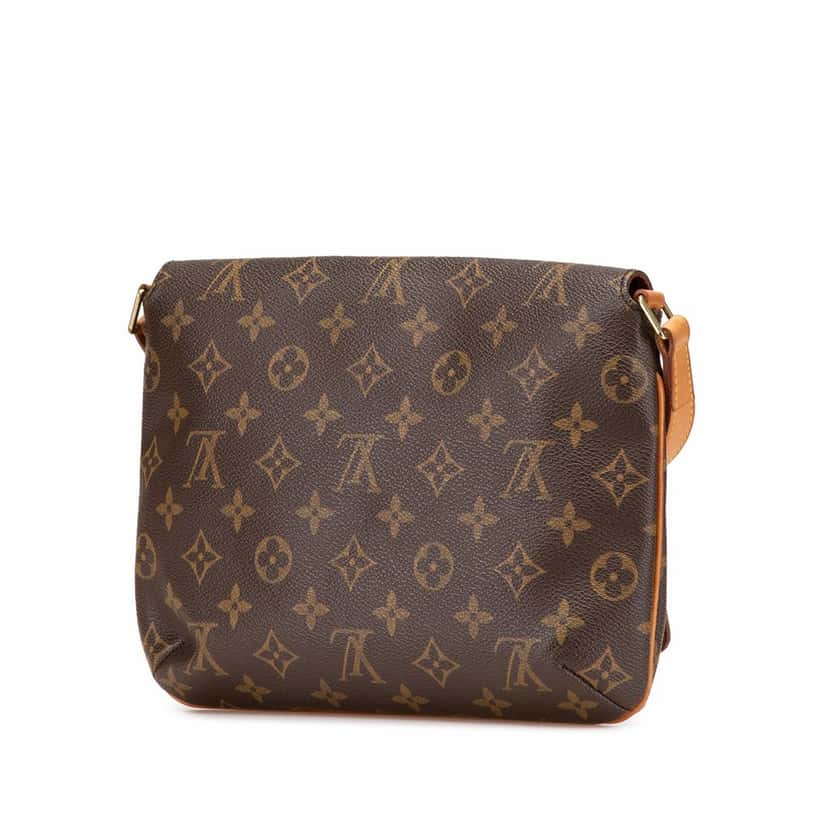 Louis Vuitton Monogram Musette Tango Short Strap Brown Canvas Good condition - Back View