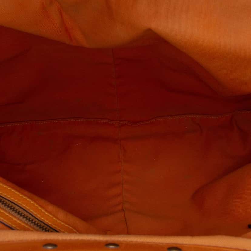 Gucci Leather Bamboo Studded Hobo Brown Leather Fair condition - Model View