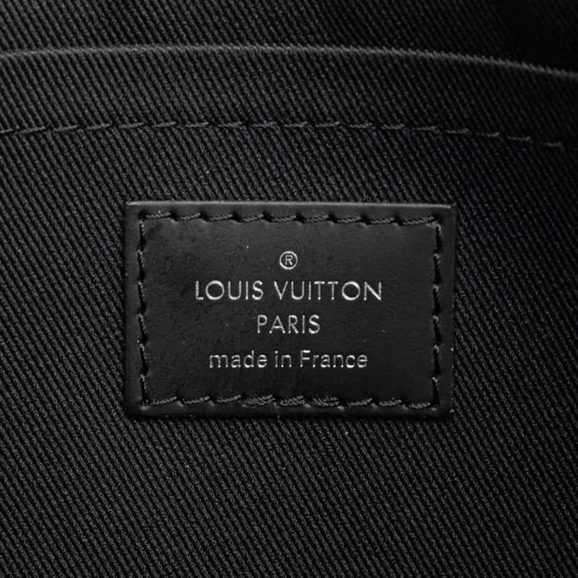 Louis Vuitton Monogram Eclipse Discovery Pochette GM Black Canvas Good condition - Box View
