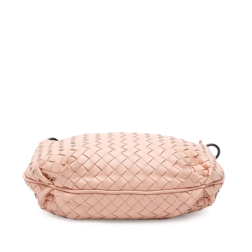Bottega Veneta Nappa Intrecciato Crossbody Pink Leather Good condition - Inside View