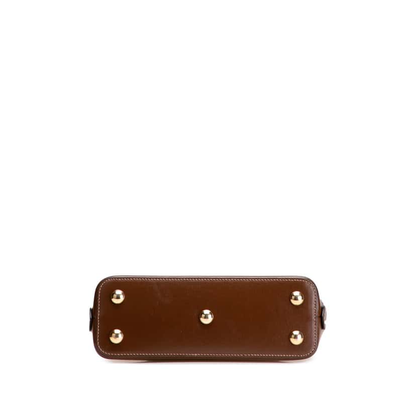 Gucci Small GG Supreme Horsebit 1955 Satchel Brown Canvas Good condition - Inside View